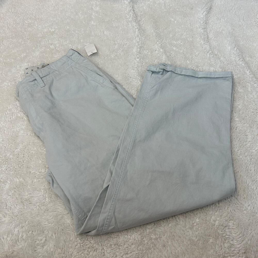 NWT VTG Old Navy Pants Men38x30 Khaki Straight Light Blue Pocket Preppy Casual